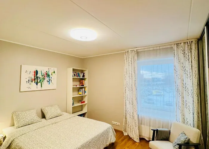 Spacious & Modern 1 Bedroom Near Lauluvaeljak- Appartement